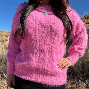 Barbie Pink Fuzzy Sweater
